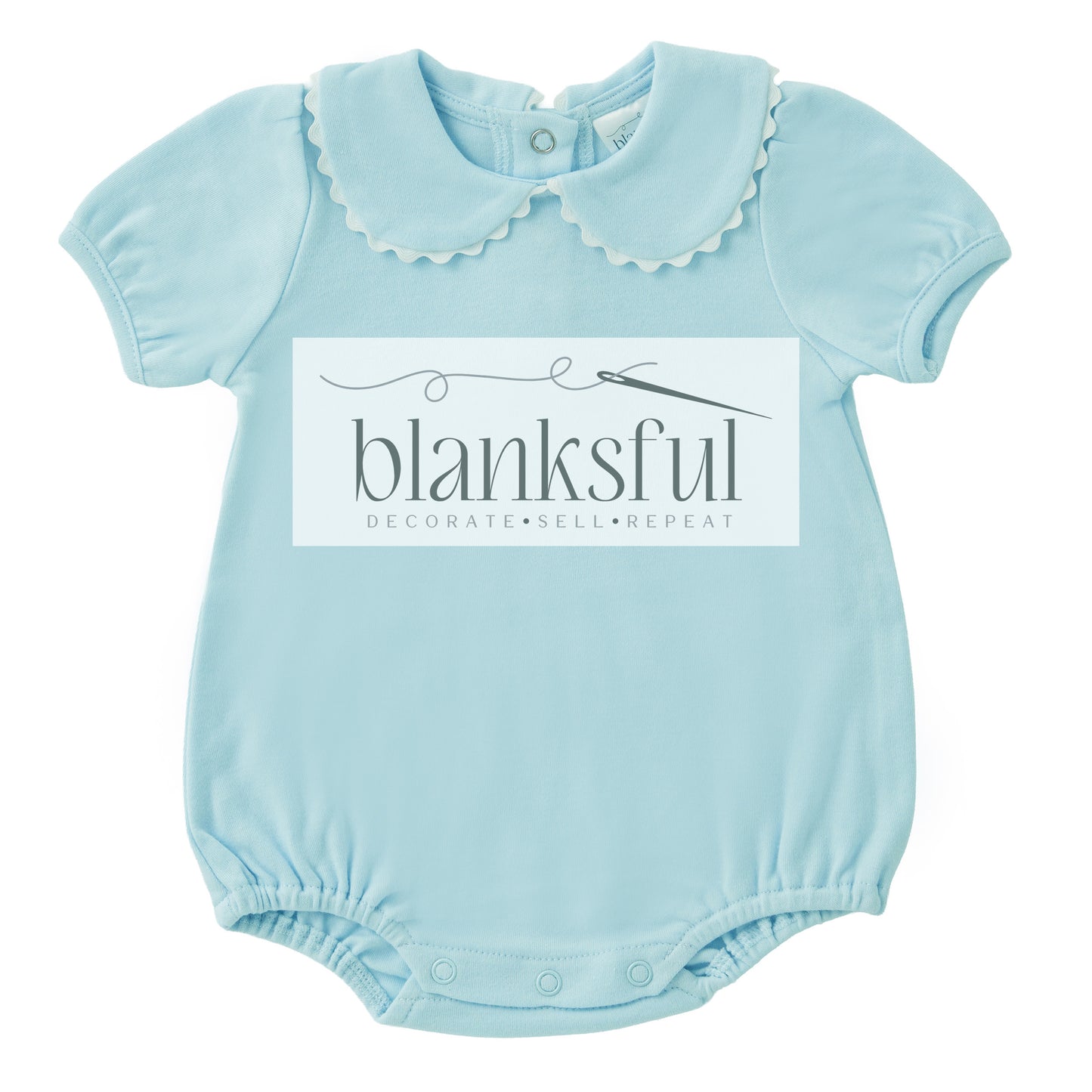 Scalloped Collared Bubble - Short Sleeve