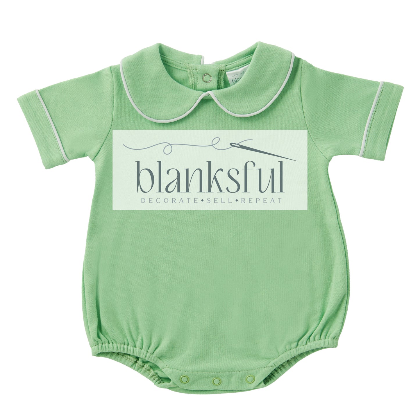 Piping Collared Bubble - Short Sleeve