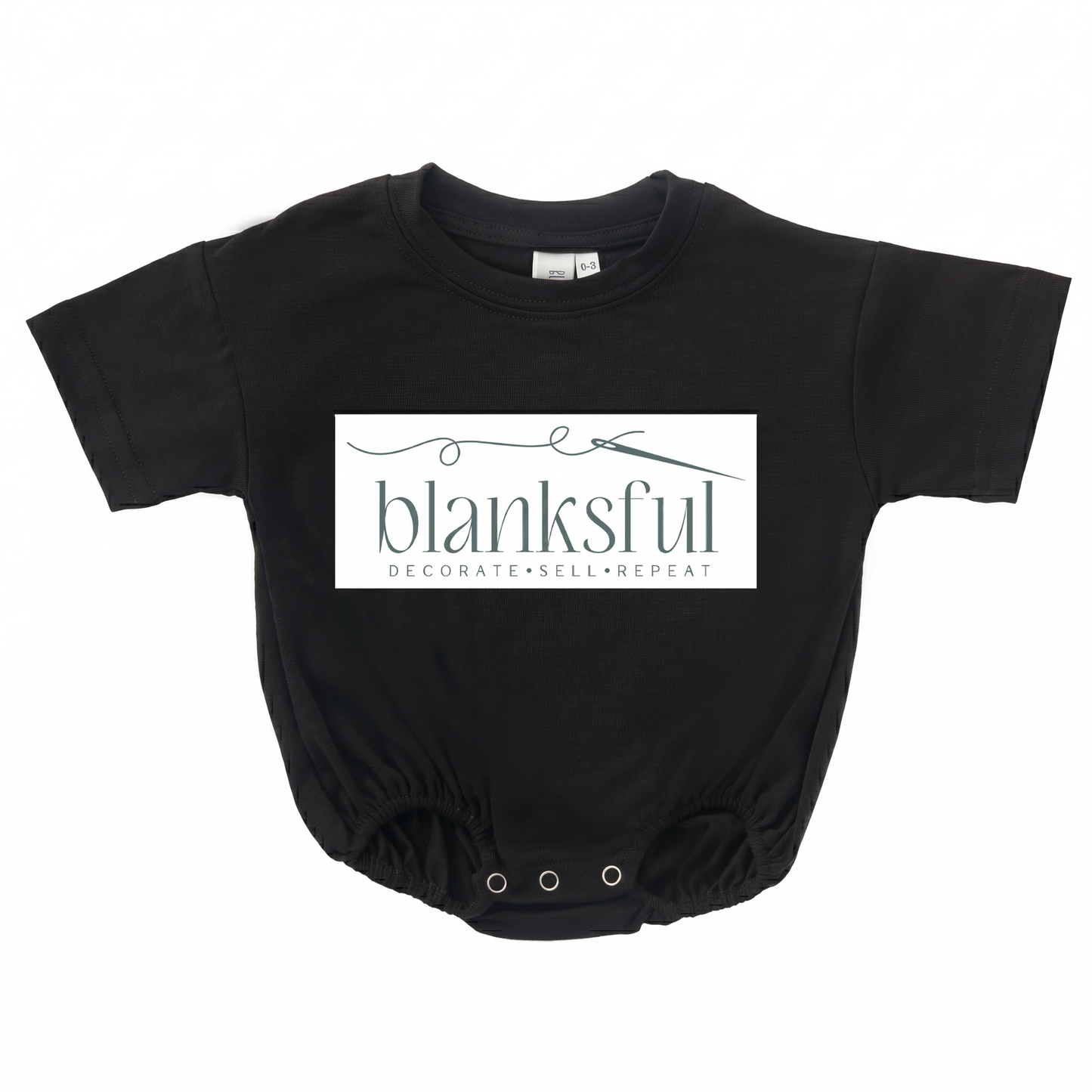 Baggy Bubble Baby Romper - 95% Polyester - Short Sleeve