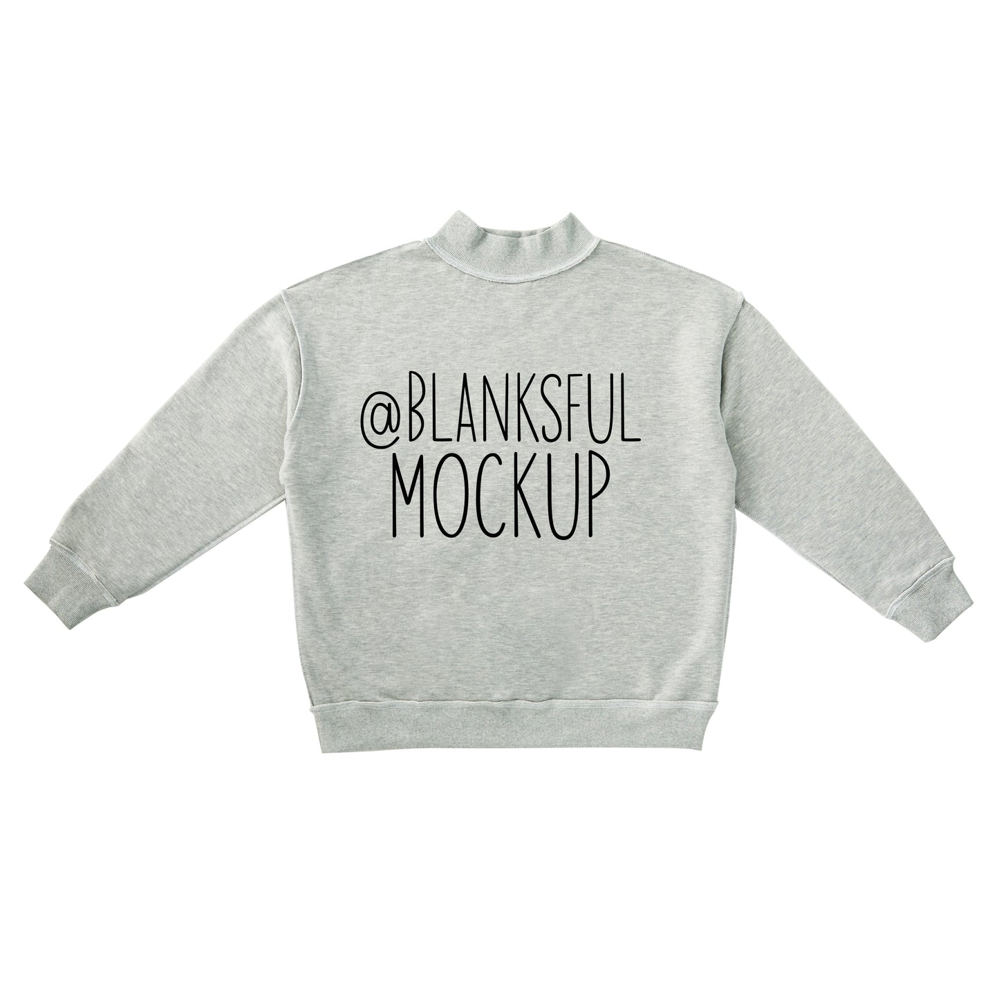 Reversible Mock Neck - Digital Mockup