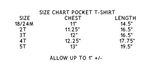 (6 COLORS) Child Pocket T-Shirt - 95% Polyester Blank Sublimation Shirt