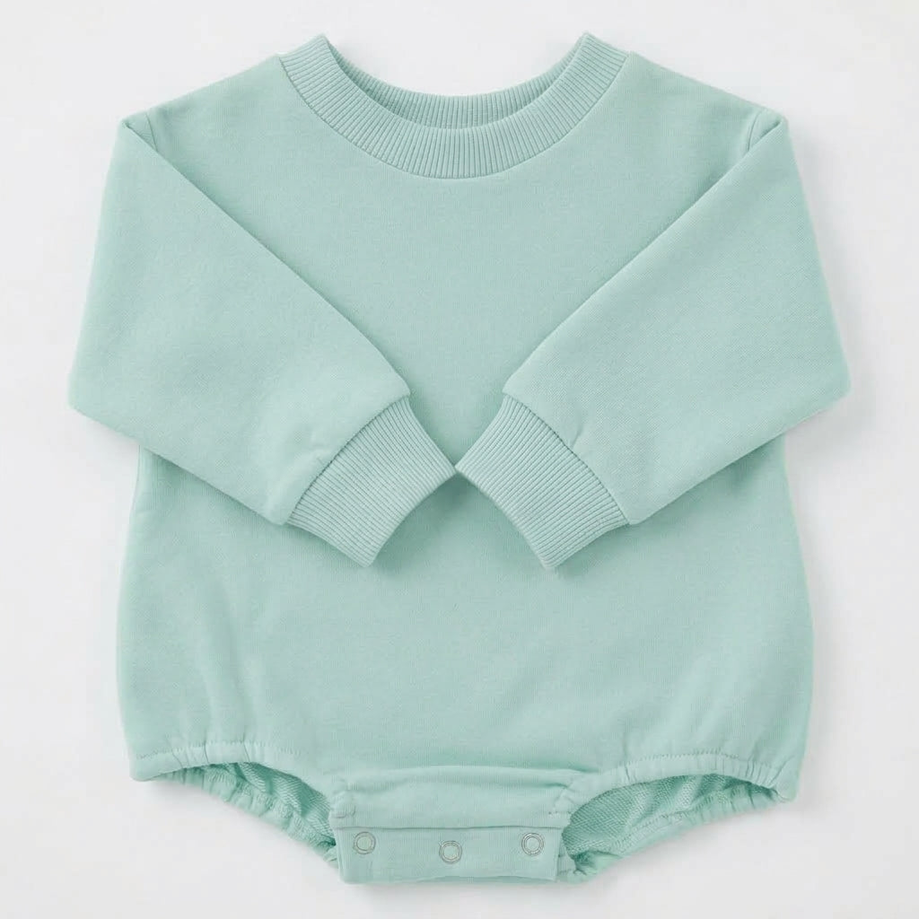 French Terry Sweatshirt Romper – 100% Polyester Decoration Blank