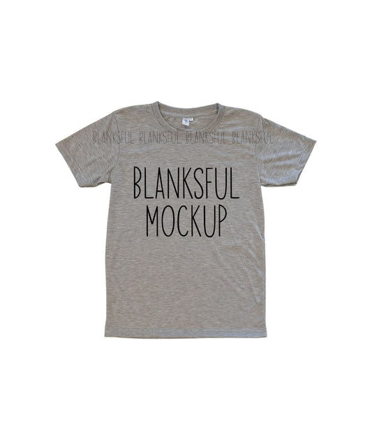 Blanksful Mockup Grey Adult Unisex Shirt