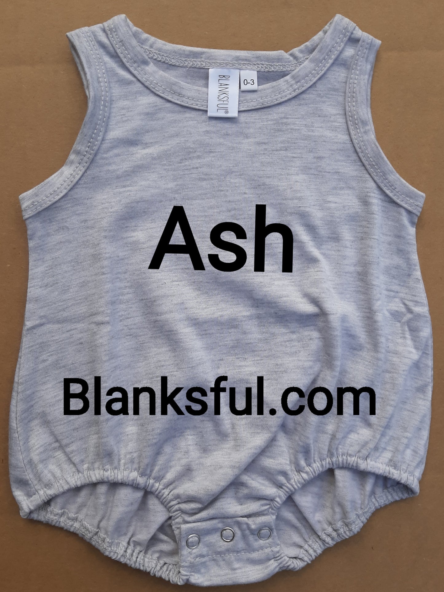 (7 COLORS) 95% Boys Polyester Blank Sublimation Tank Romper