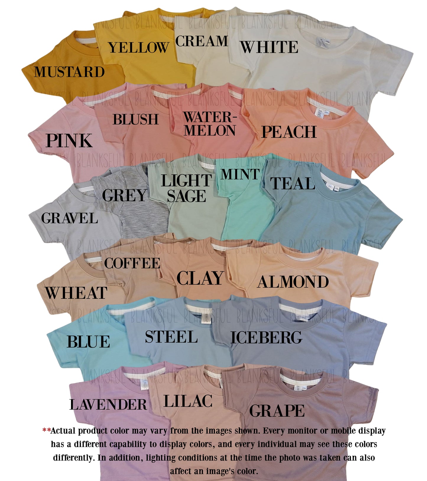 (4 COLORS) 100% Blank Polyester Shirt (Infant - Adult) (Olive, Coral, Aqua, Grape)