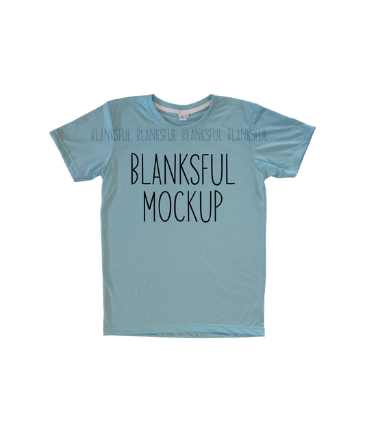 Blanksful Mockup Blue Adult Unisex Shirt