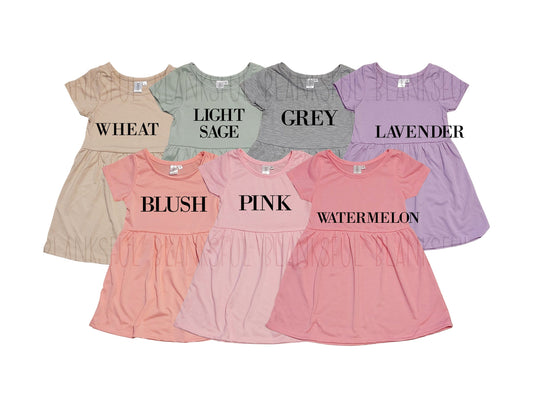 (14 COLORS YOUTH) 100% Polyester Dress - YOUTH