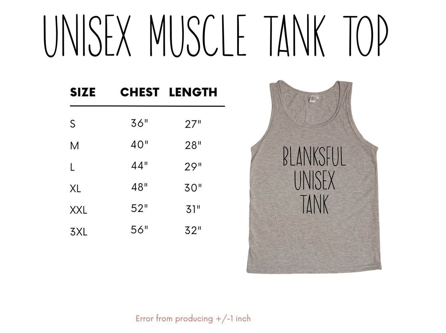 (8 COLORS) 100% Polyester Unisex Tank Top - Muscle Tank
