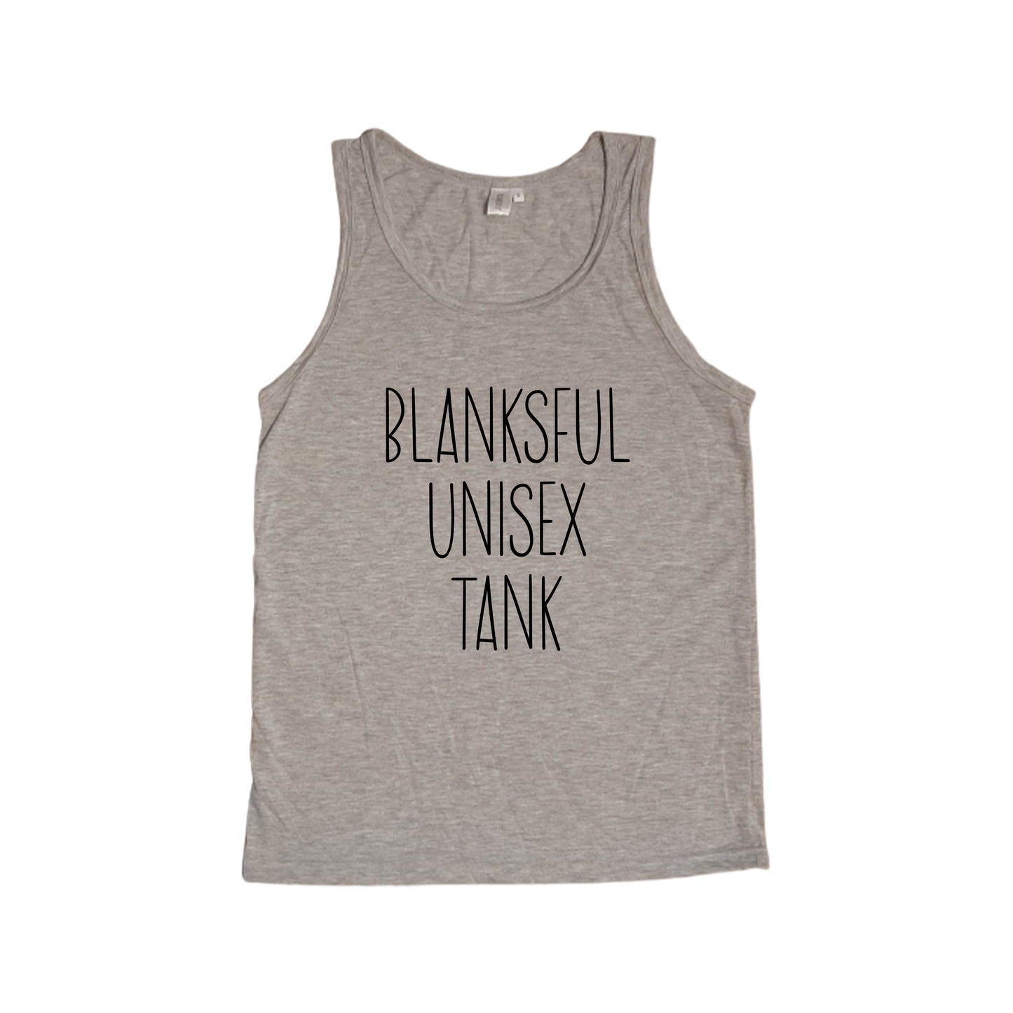 (8 COLORS) SALE Muscle Tank Top - 100% Polyester Blank Unisex Tank