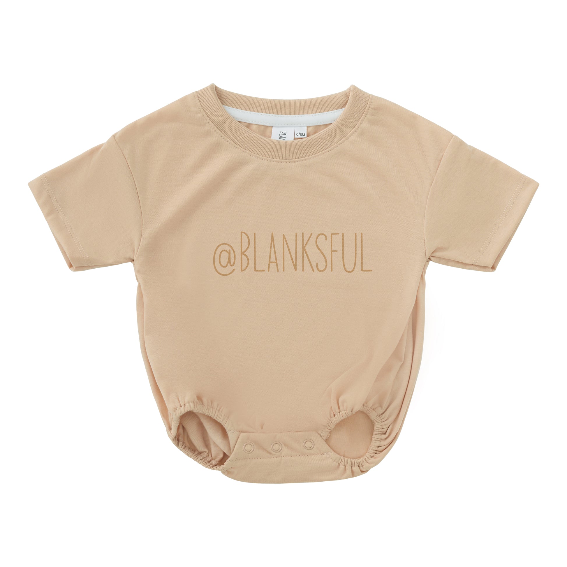 solid short sleeve baby bubble romper blank for sublimation DTF and monograms