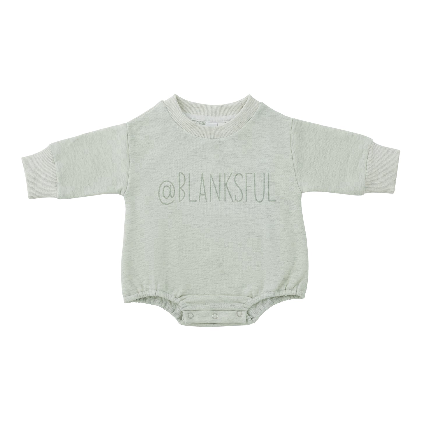 Sweatshirt Romper - 100% French Terry