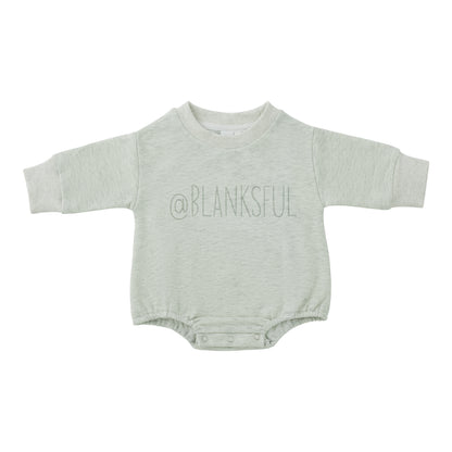 Sweatshirt Romper - 100% French Terry