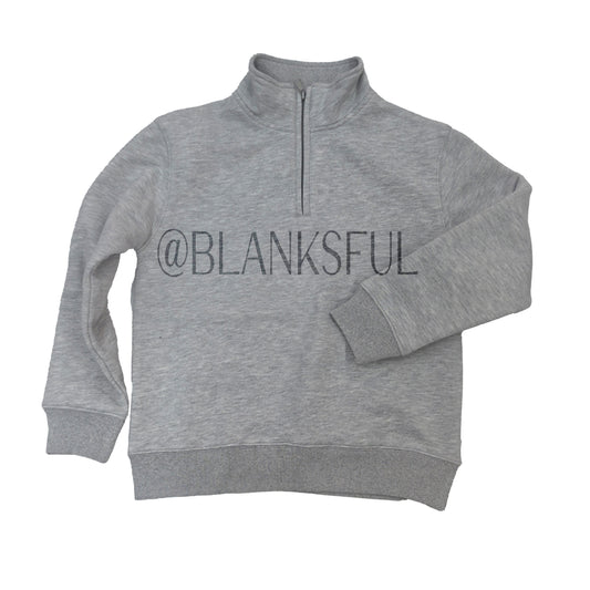 Quarter Zip Sweatshirt - Adult - 60% Cotton