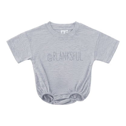 Short Sleeve Bubble Baby Romper - 95% Polyester