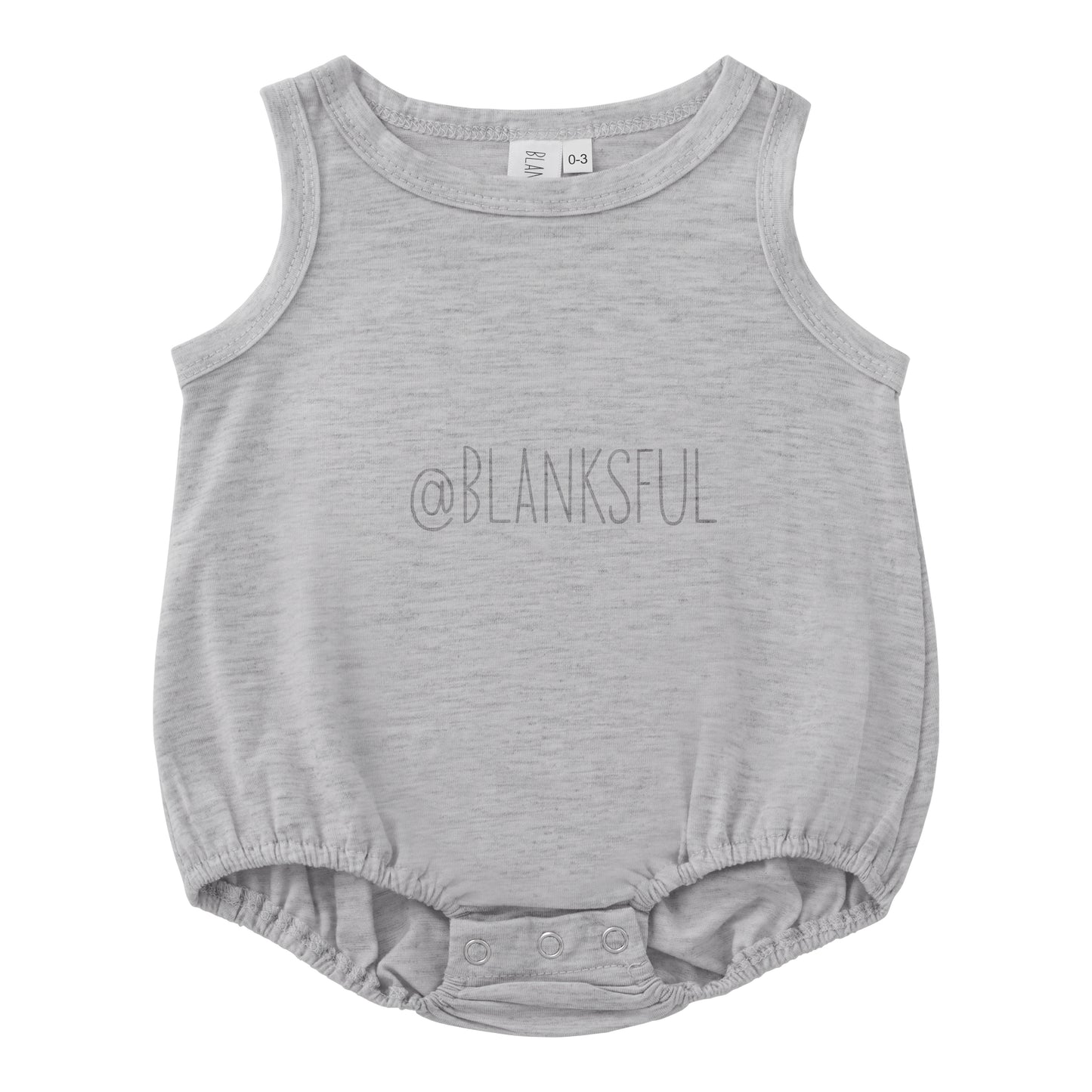 Boys Polyester Blank Sublimation Tank Romper