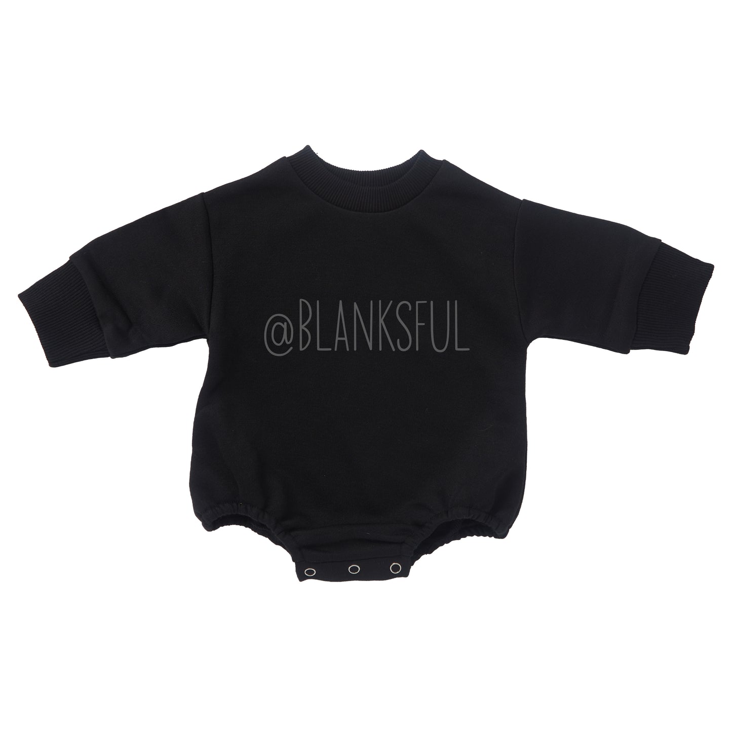 Sweatshirt Romper - 100% French Terry