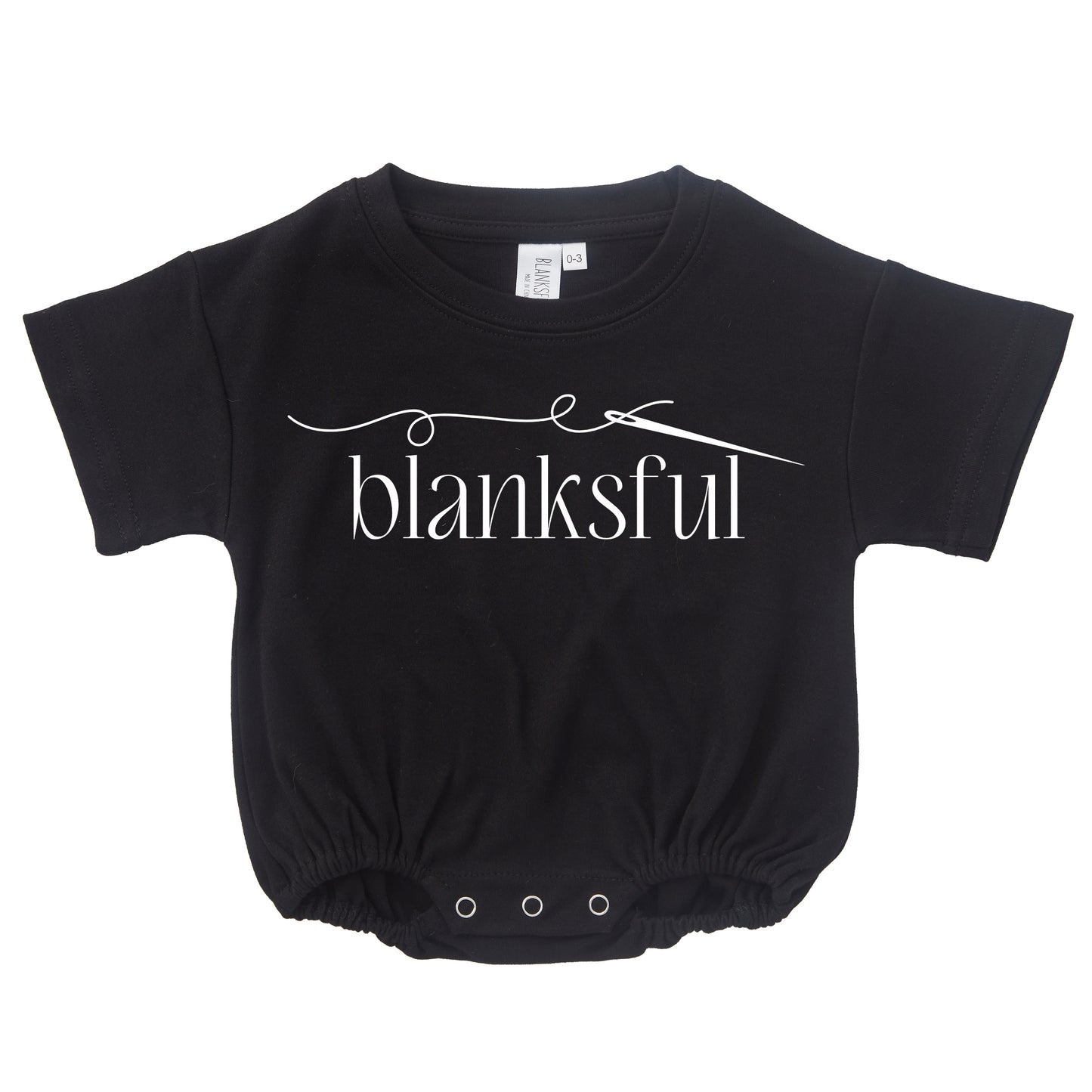 Cotton Baggy Bubble Romper - 100% Cotton - Short or Long Sleeve - Thick Material