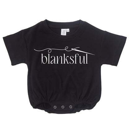 Cotton Baggy Bubble Romper - 100% Cotton - Short or Long Sleeve - Thick Material