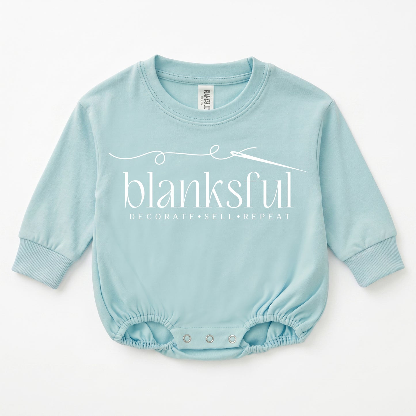 Cotton Baggy Bubble Romper - 100% Cotton - Long Sleeve - Thick Material