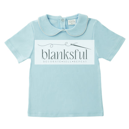 Piping Collared Shirt - Short Sleeve