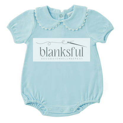 Scalloped Collared Bubble - Short Sleeve