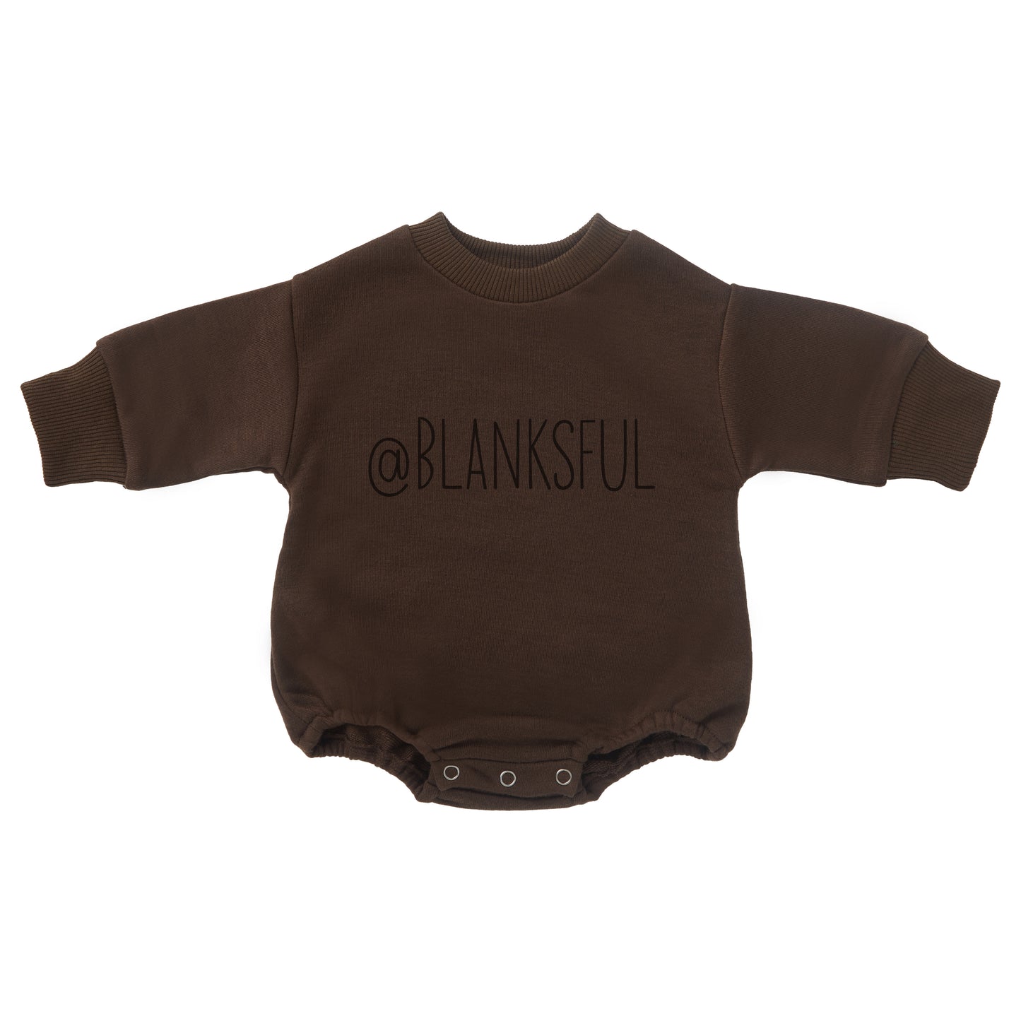 Sweatshirt Romper - 100% French Terry