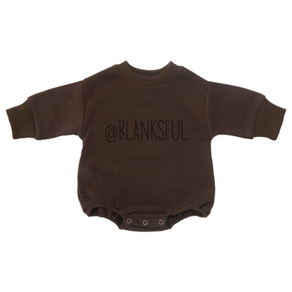 Sweatshirt Romper - 100% French Terry