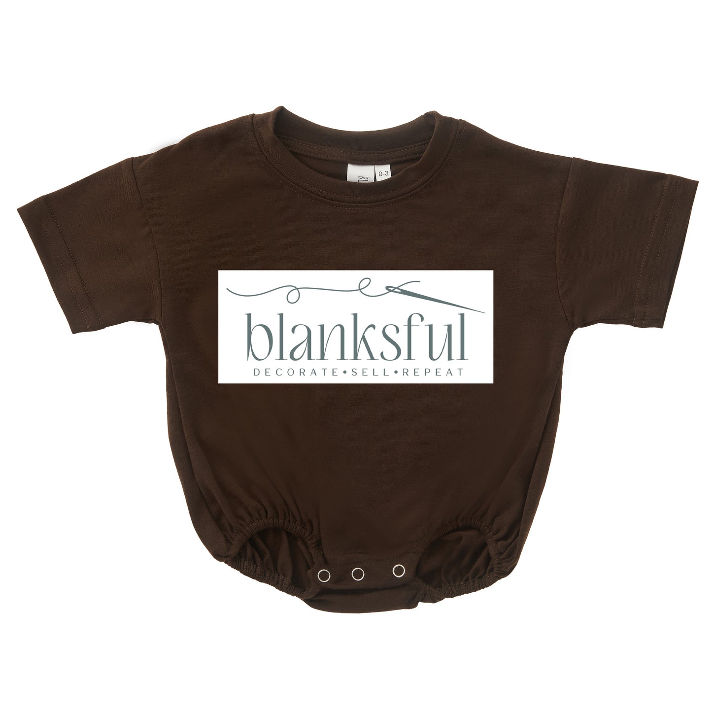 Baggy Bubble Baby Romper - 95% Polyester - Short Sleeve