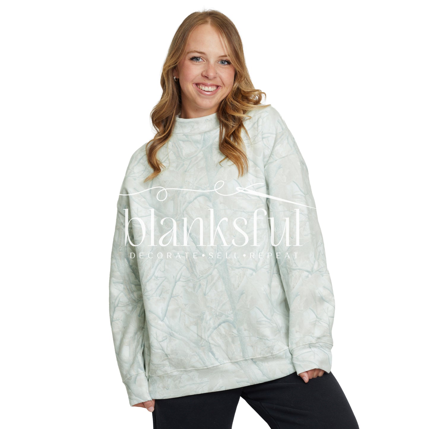 PREORDER - Printed Mock Neck - Oversized Fit - (closes July 29th at Noon CTS) (should arrive Oct 6th)
