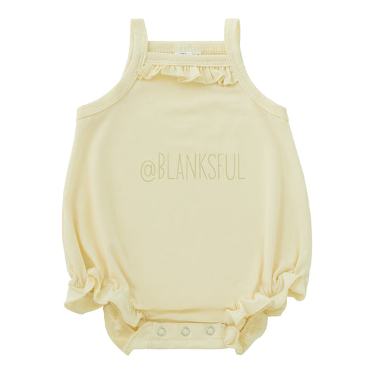 Girls Polyester Blank Sublimation Sleeveless Romper