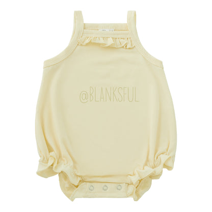 Girls Sleeveless Romper - 95% Polyester