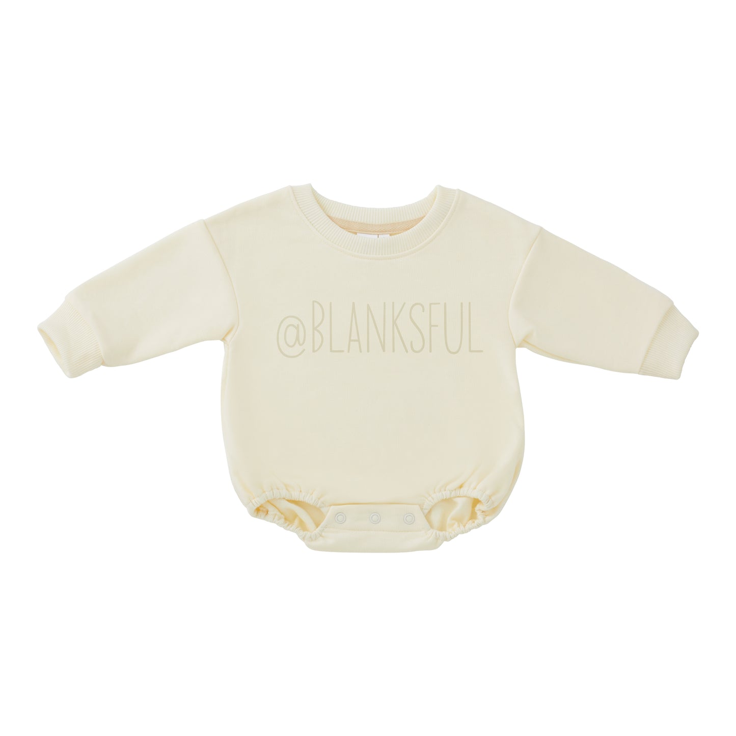 Sweatshirt Romper - 100% French Terry