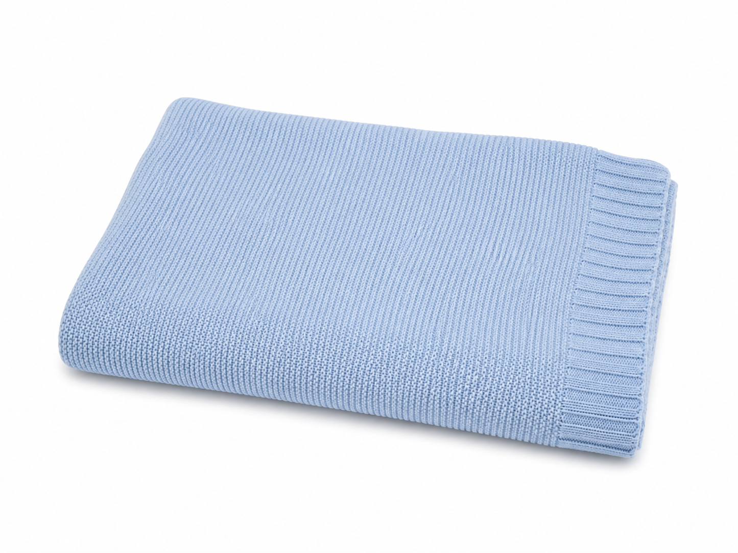 Knit Blanket  - 100% Cotton (31"X39")