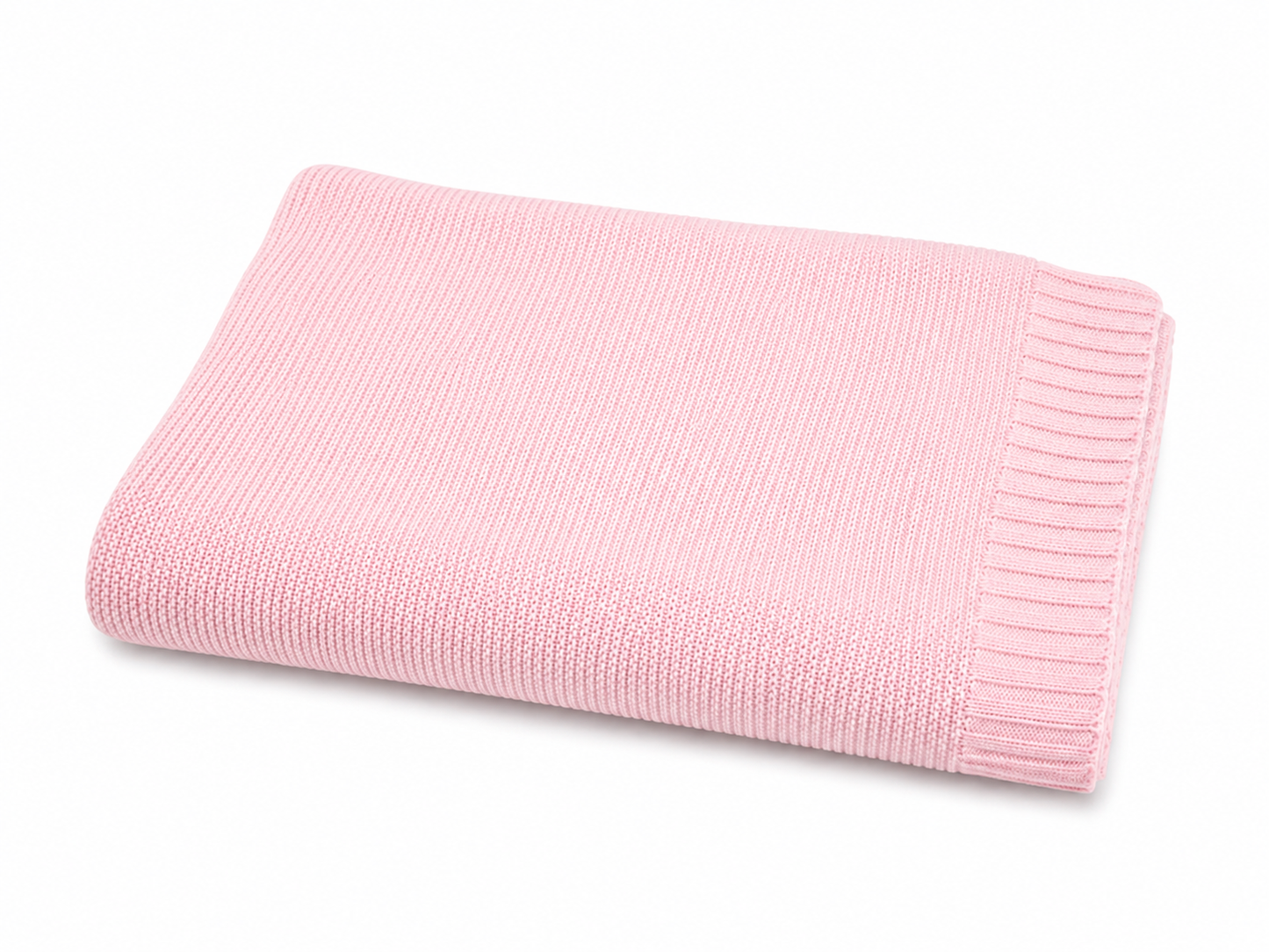 Knit Blanket  - 100% Cotton (31"X39")