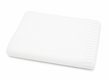 Knit Blanket  - 100% Cotton (31"X39")