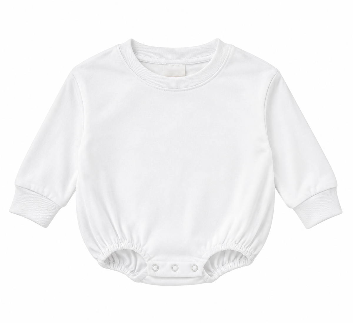 Long Sleeve Baggy Bubble Romper – 95% Polyester Decoration Blank
