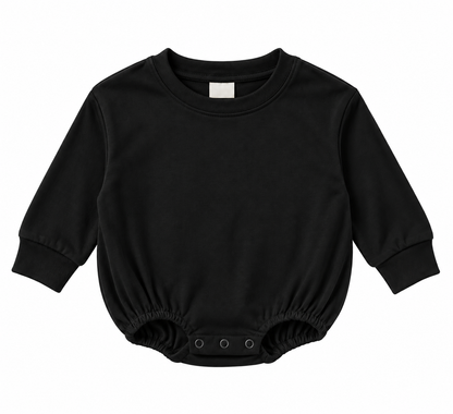 Long Sleeve Baggy Bubble Romper – 95% Polyester Decoration Blank