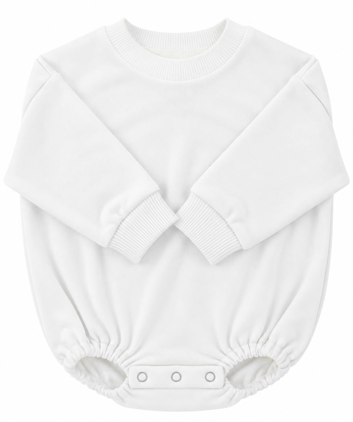 French Terry Sweatshirt Romper – 100% Polyester Decoration Blank