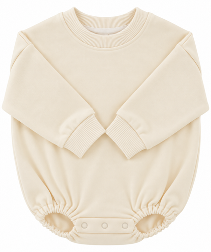 French Terry Sweatshirt Romper – 100% Polyester Decoration Blank