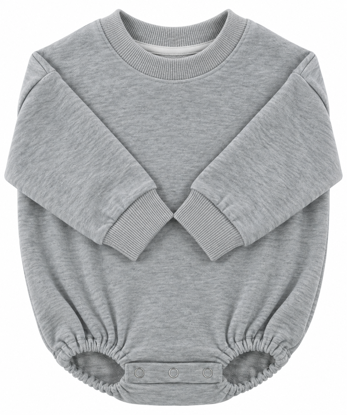 French Terry Sweatshirt Romper – 100% Polyester Decoration Blank