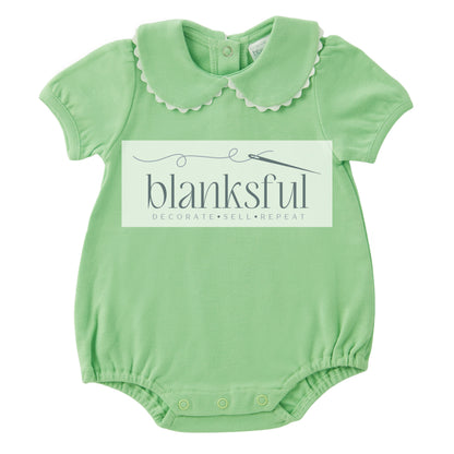 Scalloped Collared Bubble - Short Sleeve
