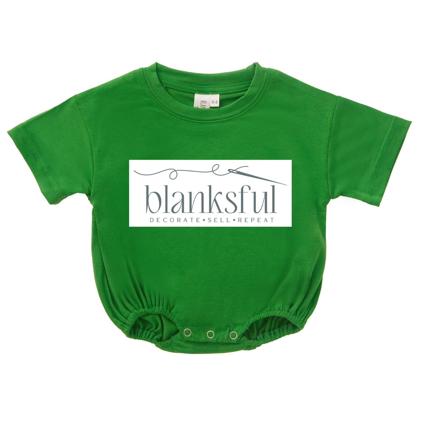 Baggy Bubble Baby Romper - 95% Polyester - Short Sleeve