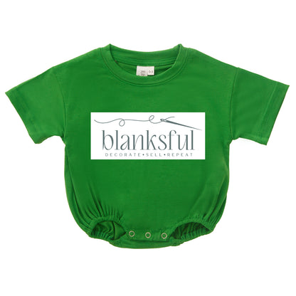 Baggy Bubble Baby Romper - 95% Polyester - Short Sleeve