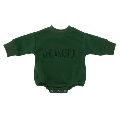 Sweatshirt Romper - 100% French Terry