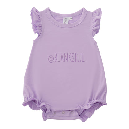 Girls Blank Sublimation Flutter Romper