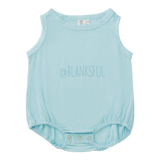 Boys Polyester Blank Sublimation Tank Romper