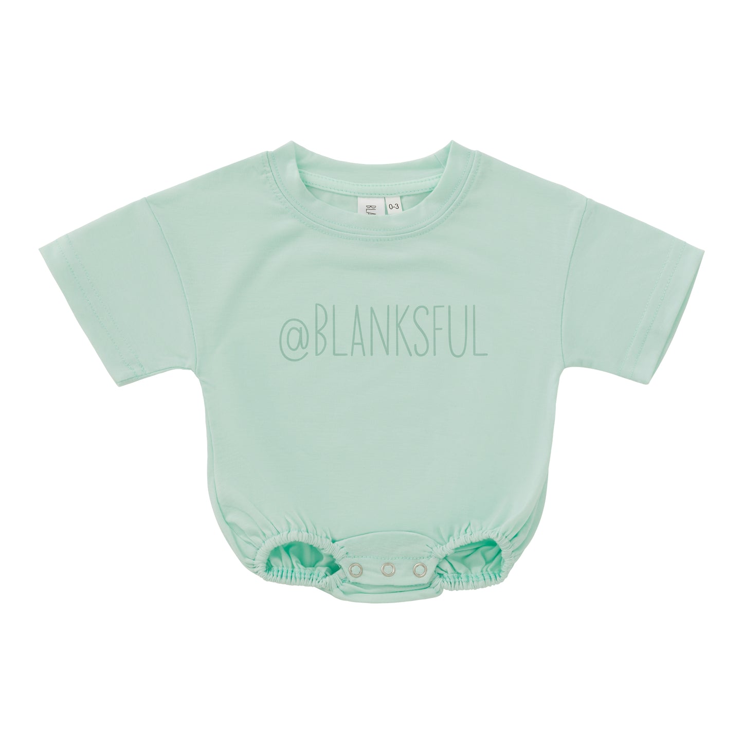 Short Sleeve Bubble Baby Romper - 95% Polyester