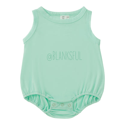 Boys Polyester Blank Sublimation Tank Romper