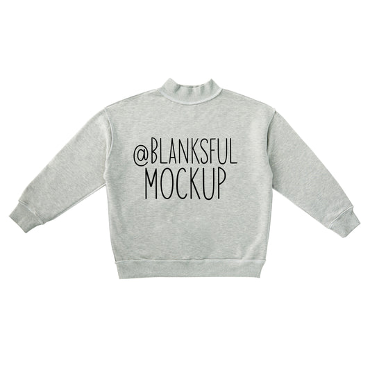 Reversible Mock Neck - Digital Mockup