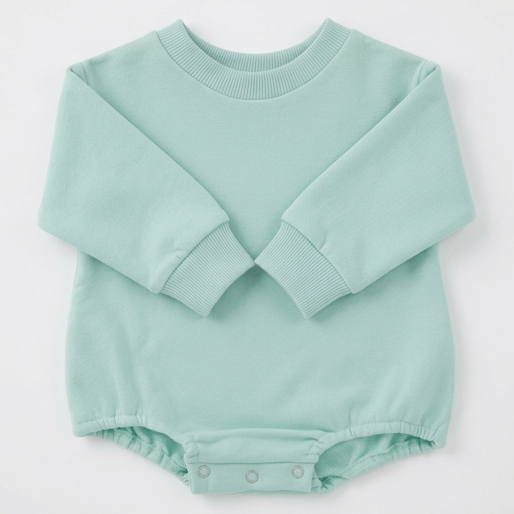 French Terry Sweatshirt Romper – 100% Polyester Decoration Blank